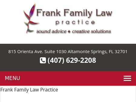 Frank Family Law Practice