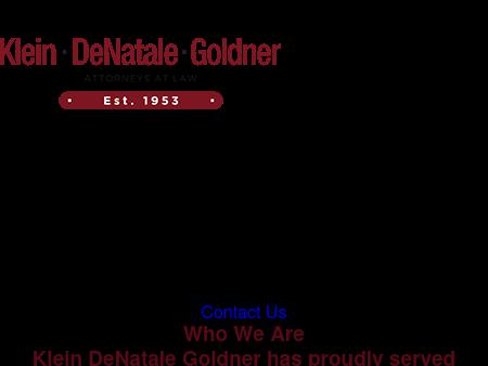 Klein, DeNatale, Goldner, Cooper, Rosenlieb & Kimball, LLP