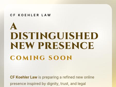 Law Office of Charles F. Koehler, P.C.