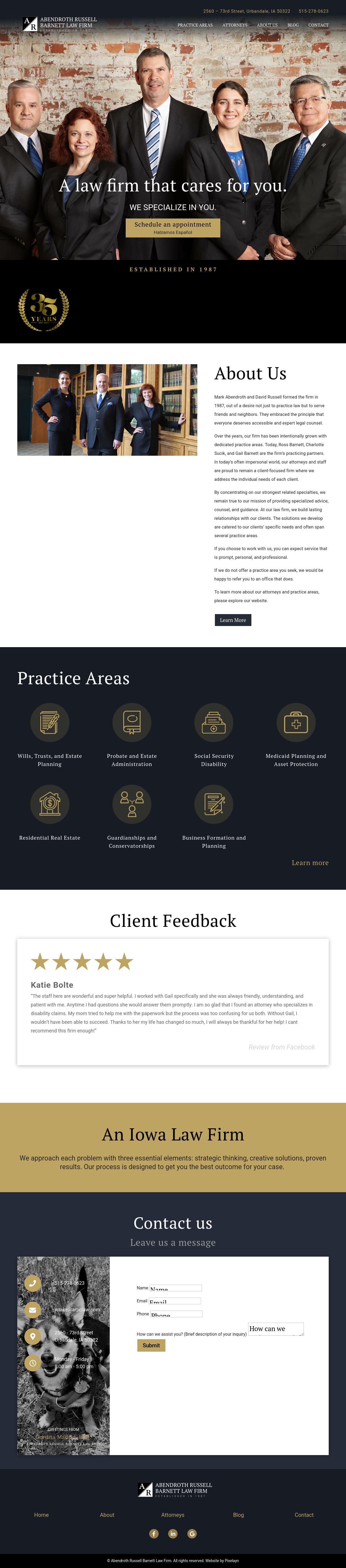 Abendroth and Russell Law Firm - Des Moines IA Lawyers