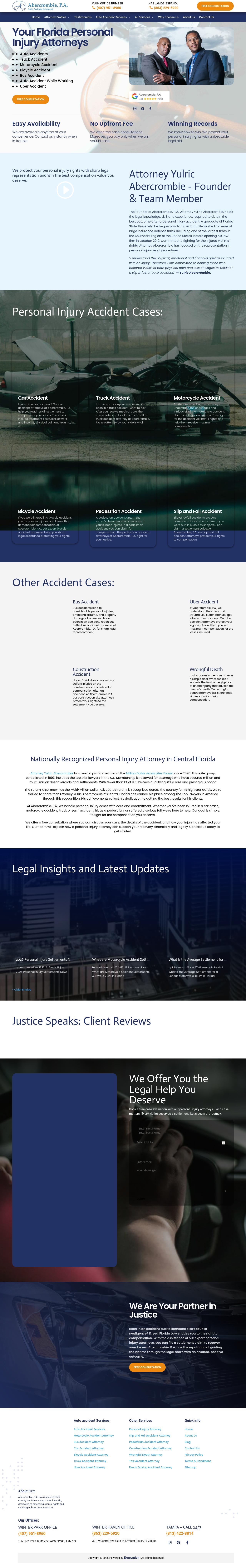 Abercrombie, PA - Winter Haven FL Lawyers