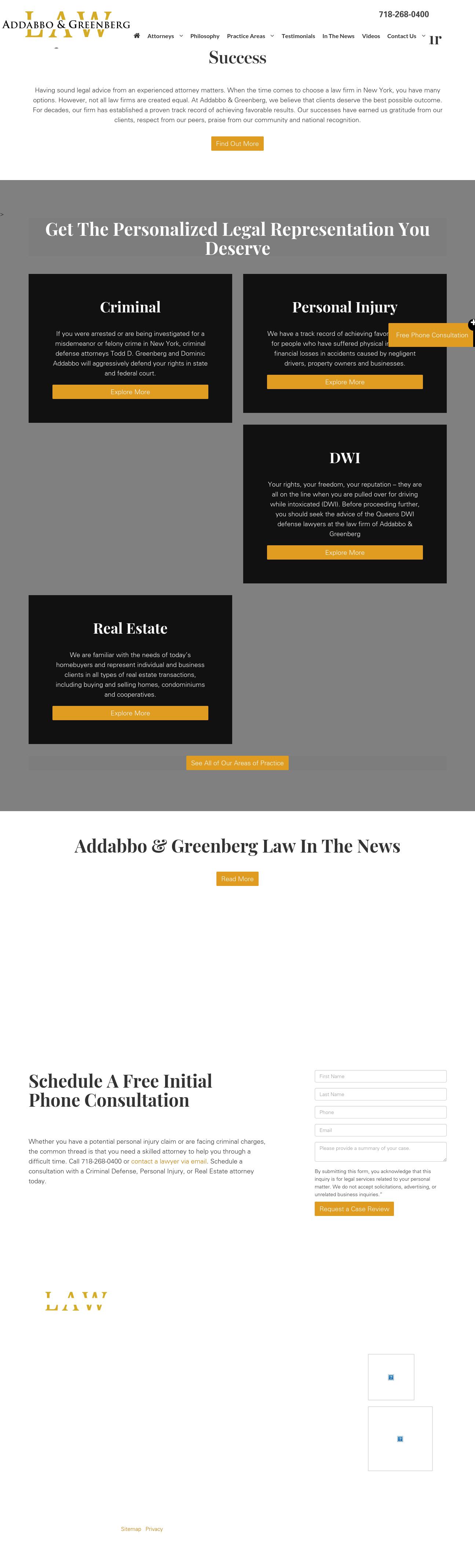 Addabbo & Greenberg - Forest Hills NY Lawyers