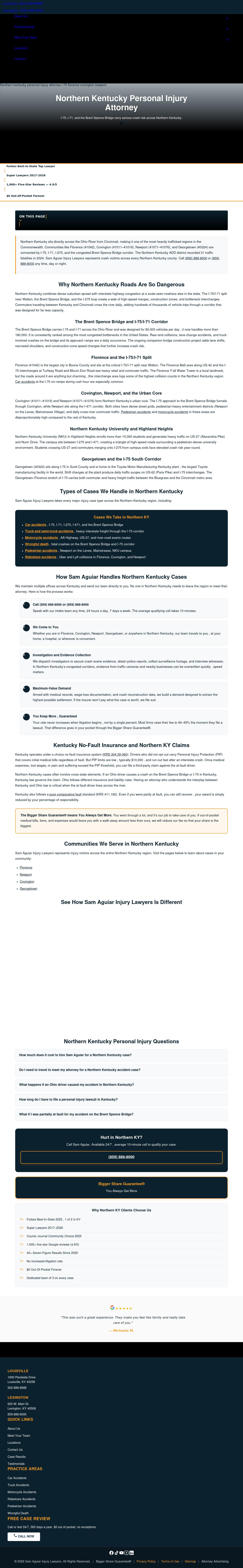 Aguiar Injury Lawyers - Newport KY Lawyers