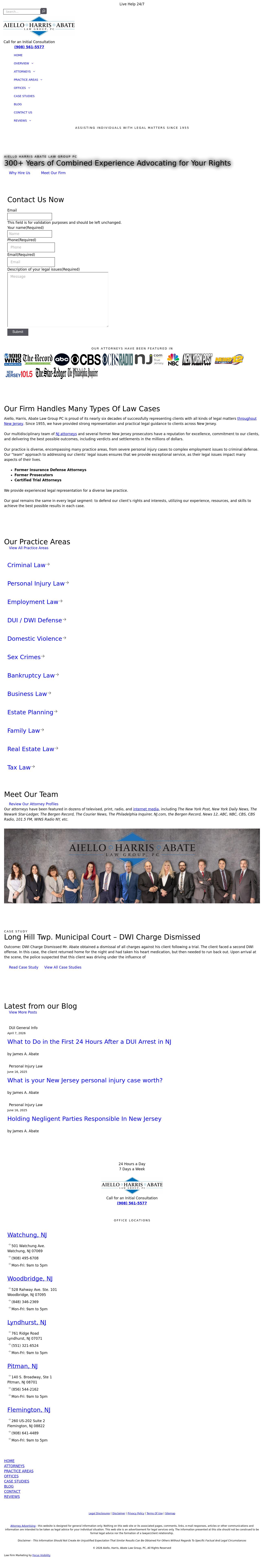 Aiello, Harris, Marth, Tunnero, Pastor & Schiffman, PC Attorneys At Law - Flemington NJ Lawyers