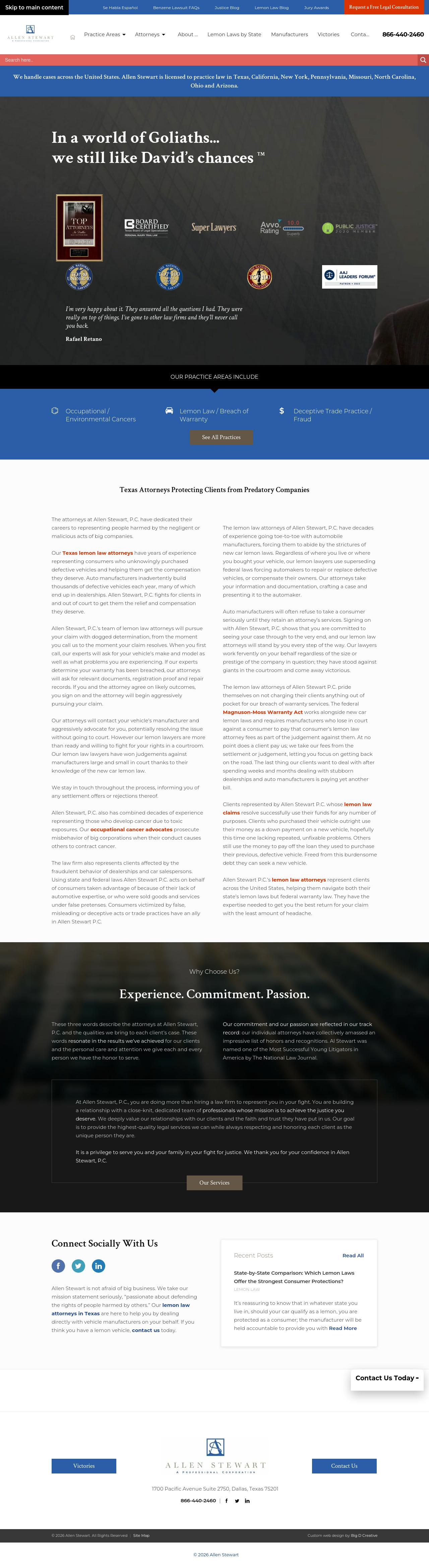 Allen Stewart, P.C. - Dallas TX Lawyers