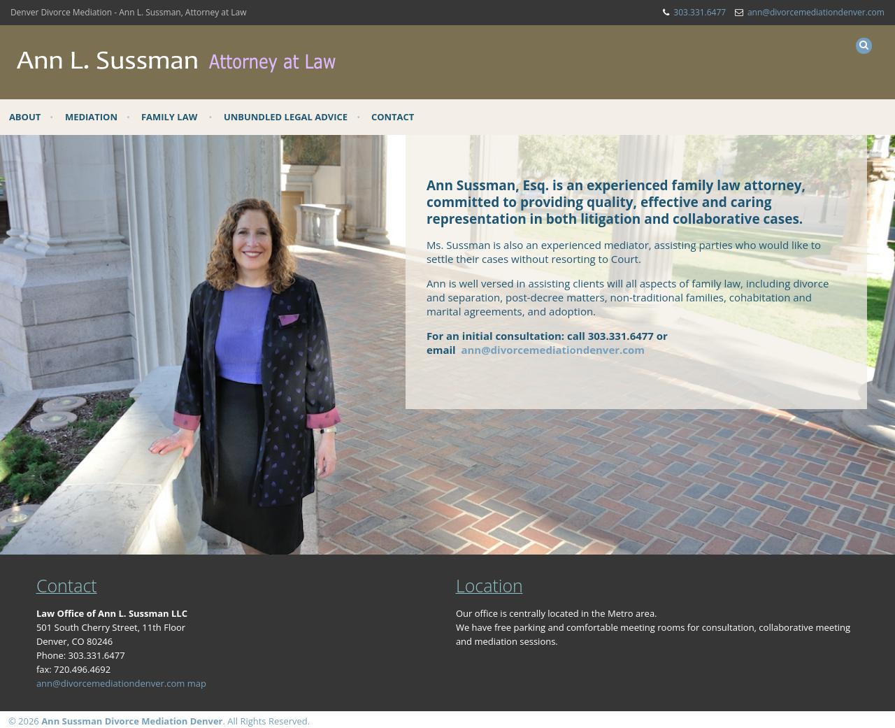 Ann L. Sussman - Denver CO Lawyers