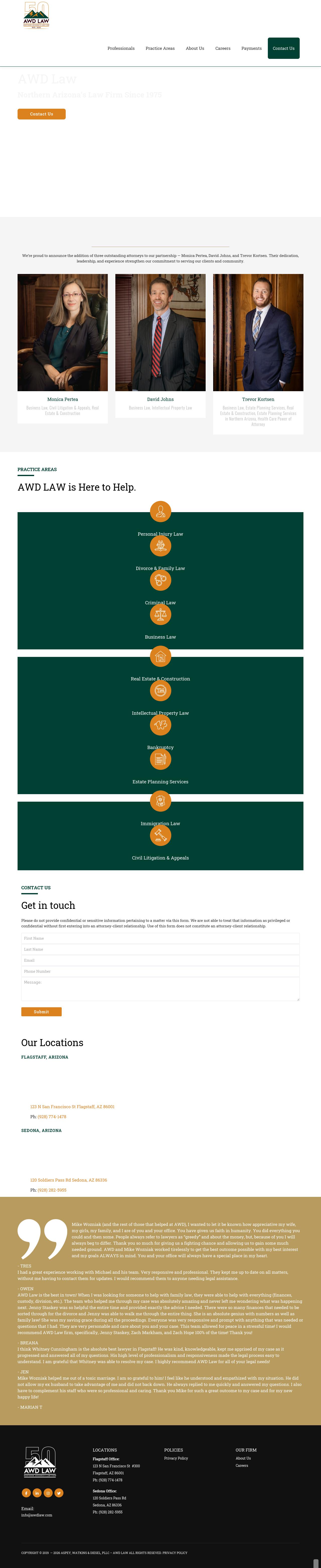 Aspey Watkins & Diesel PLLC - Sedona AZ Lawyers
