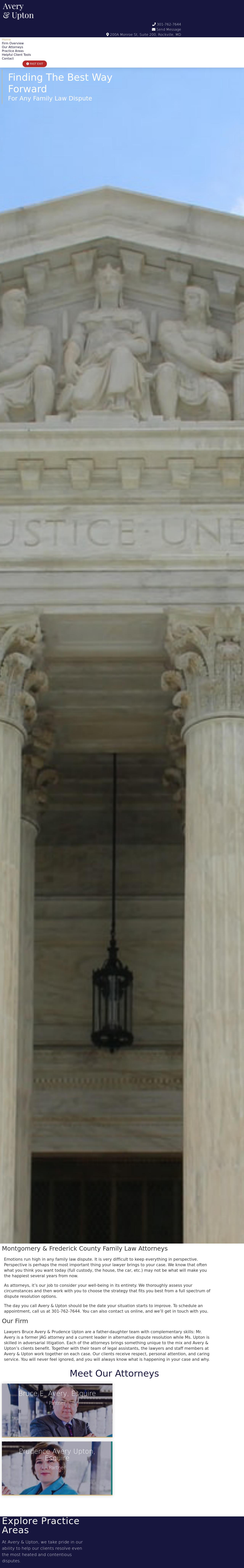 Avery & Upton - Rockville MD Lawyers