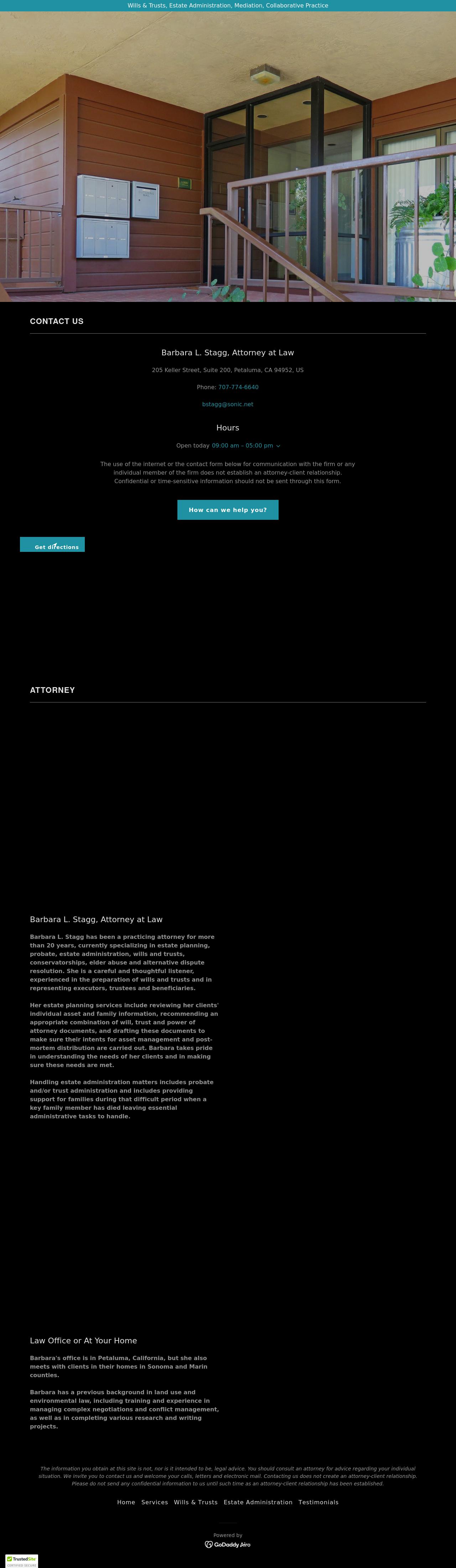 Barbara L. Stagg, Attorney at Law - Rohnert Park CA Lawyers