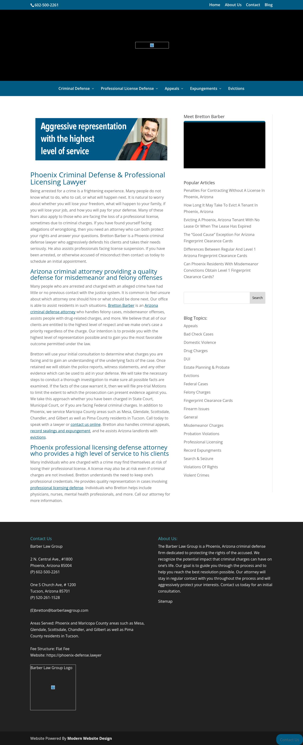 Barber Law Group PLLC - Phoenix AZ Lawyers