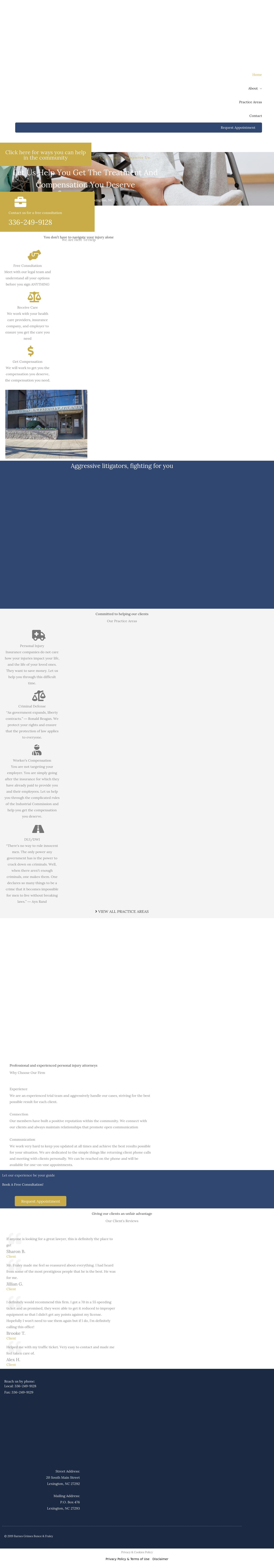 Barnes, Grimes, Bunce & Fraley, PLLC - Lexington NC Lawyers