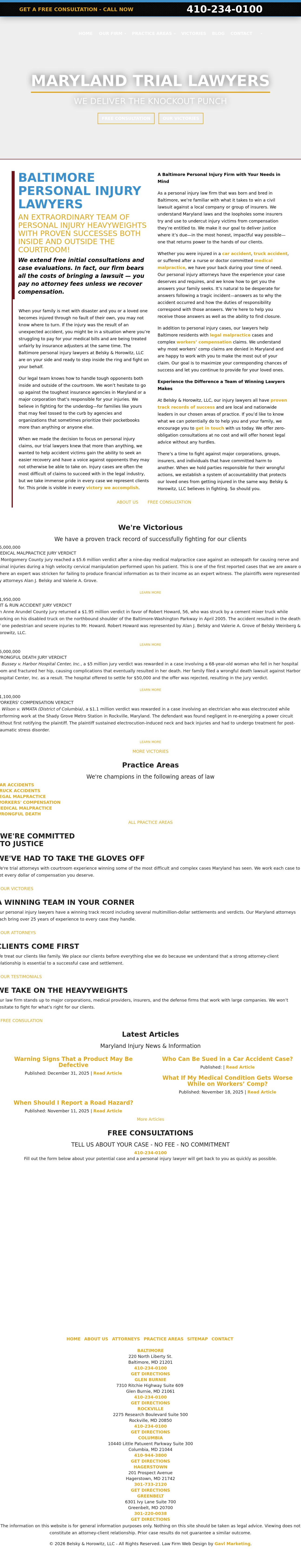 Belsky, Weinberg & Horowitz, LLC - Columbia MD Lawyers