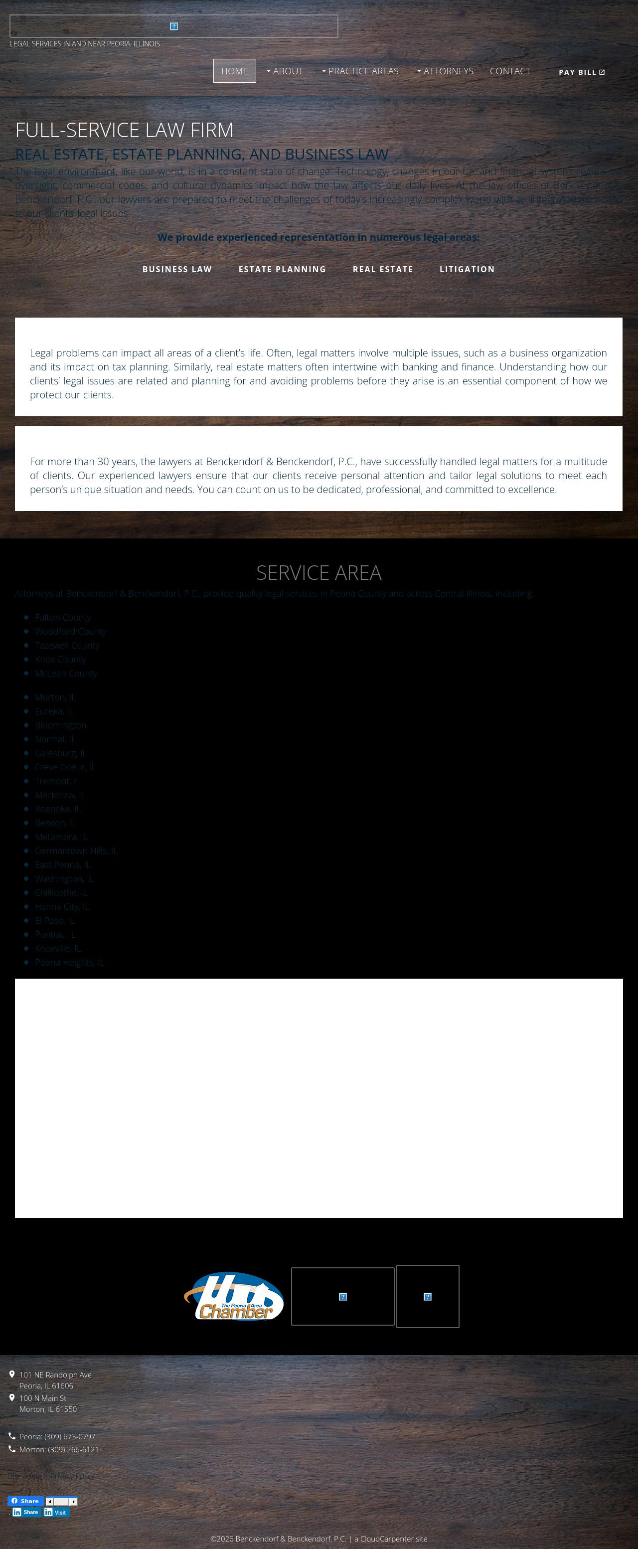 Benckendorf & Benckendorf, P.C. - Peoria IL Lawyers