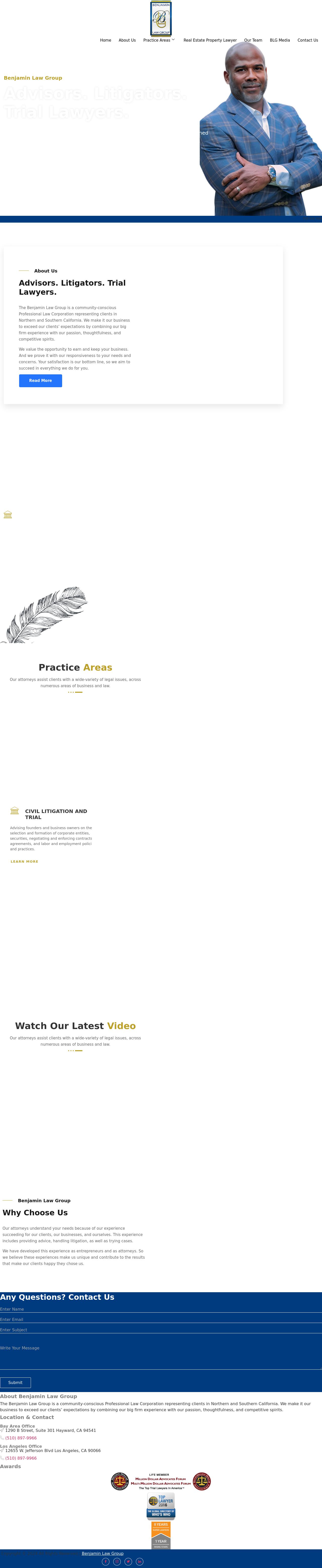 Benjamin Law Group - San Francisco CA Lawyers