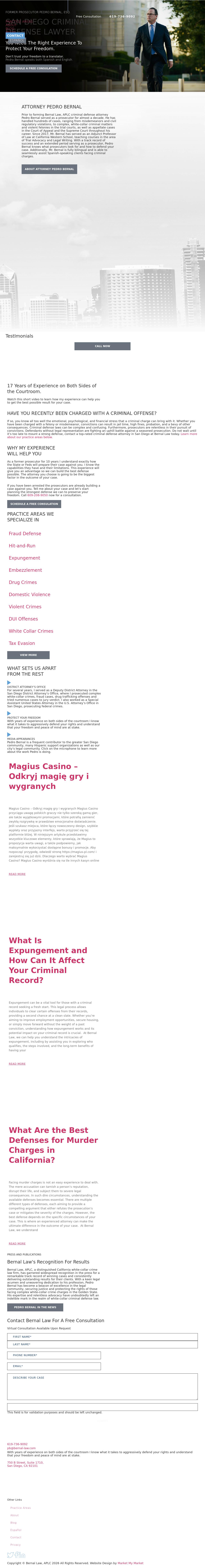 Bernal Law, APLC - San Diego CA Lawyers