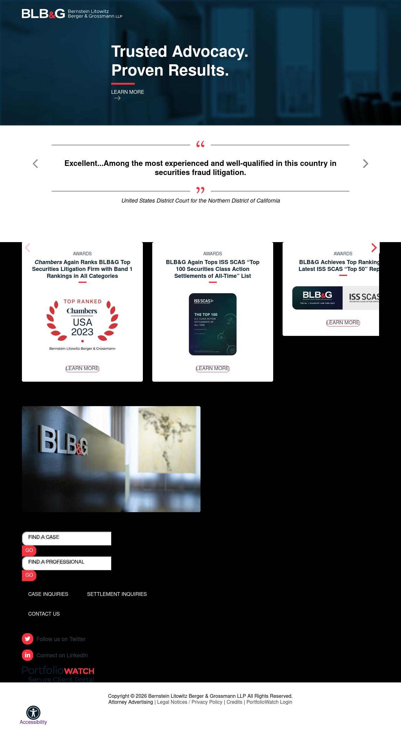 Bernstein Litowitz Berger & Grossmann LLP - San Diego CA Lawyers