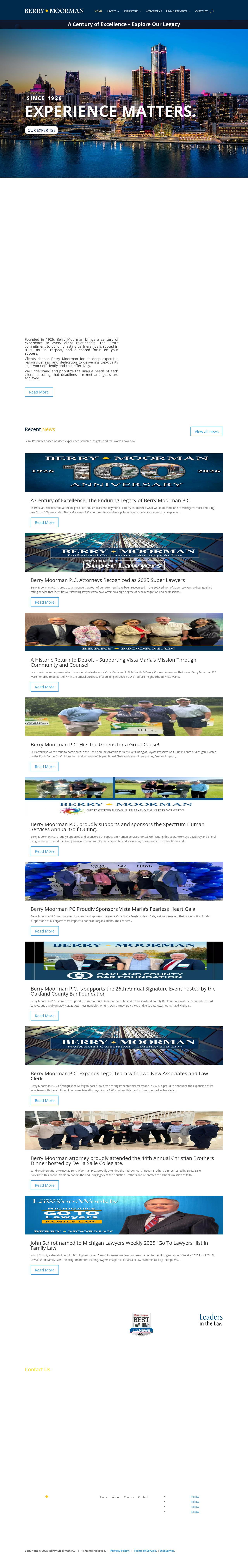 Berry Moorman PC - Ann Arbor MI Lawyers