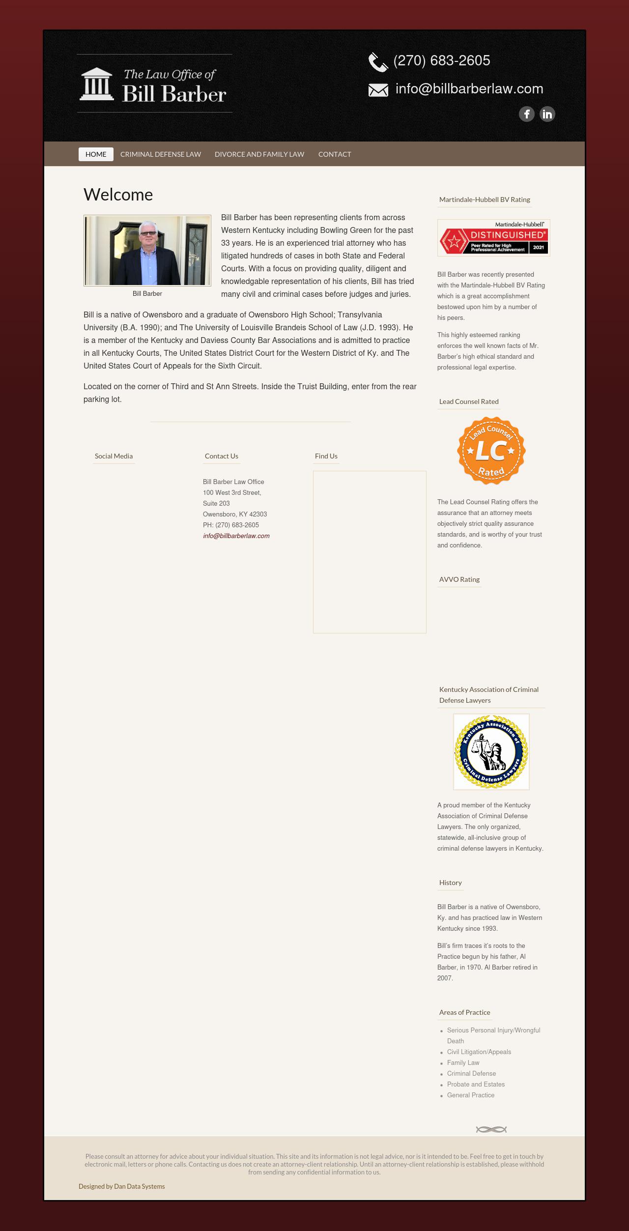 Bill Barber Law Office - Owensboro KY Lawyers