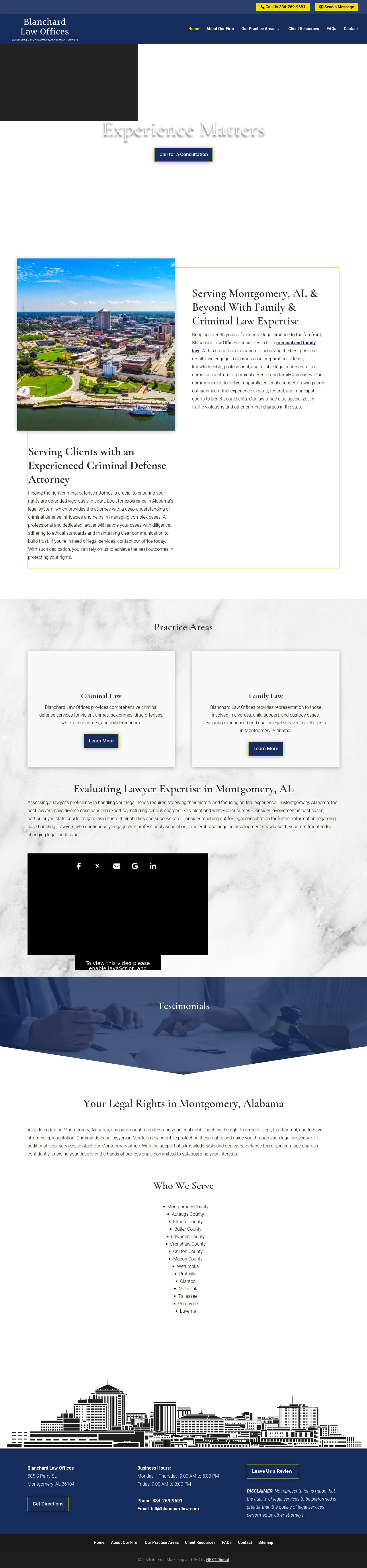 Blanchard Law Offices - Montgomery AL Lawyers