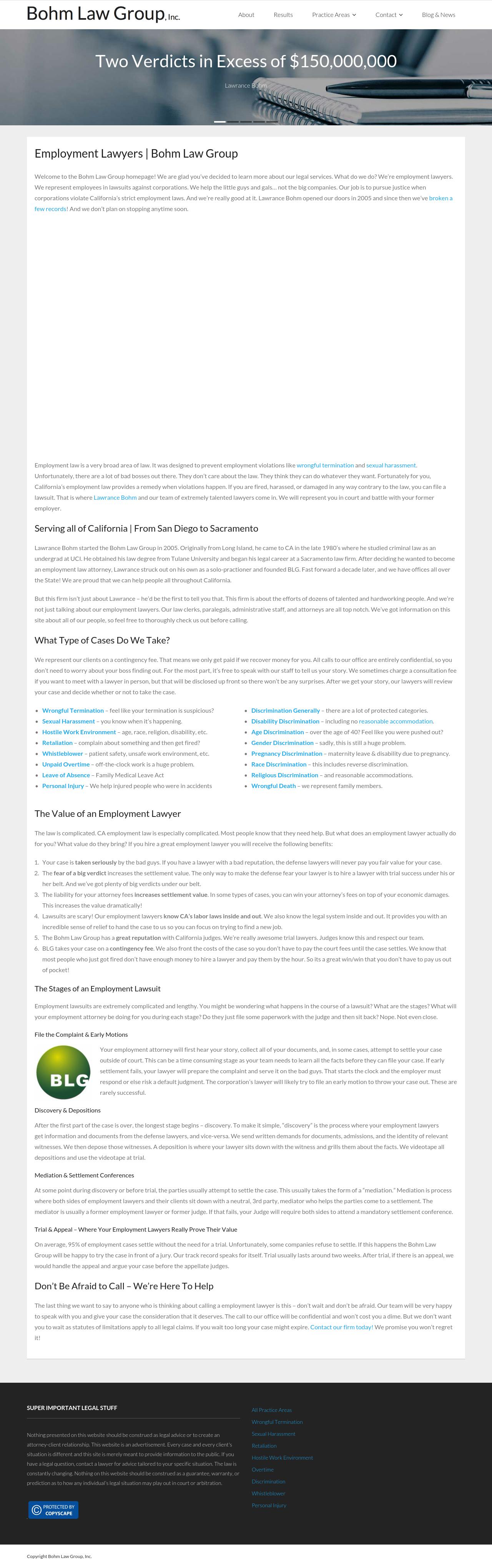 Bohm Law Group - San Diego CA Lawyers