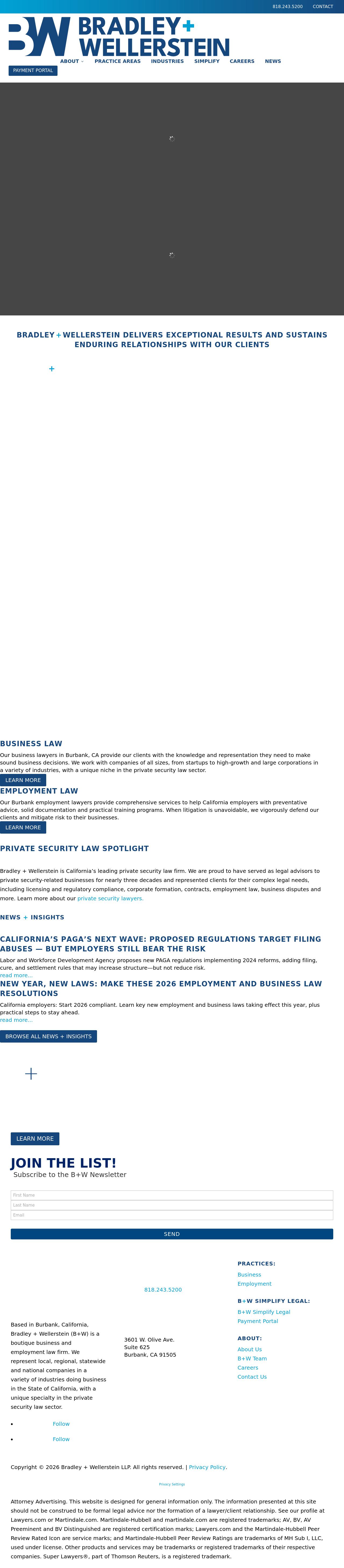 Bradley & Gmelich - Glendale CA Lawyers