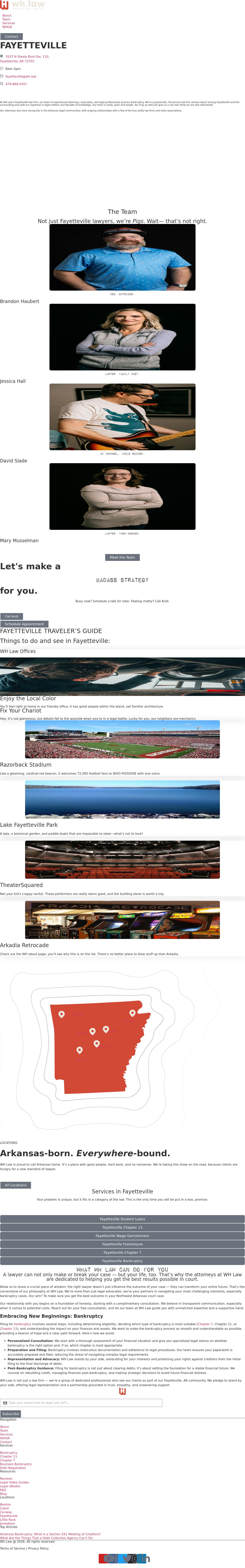 wh Law - Fayetteville AR Lawyers