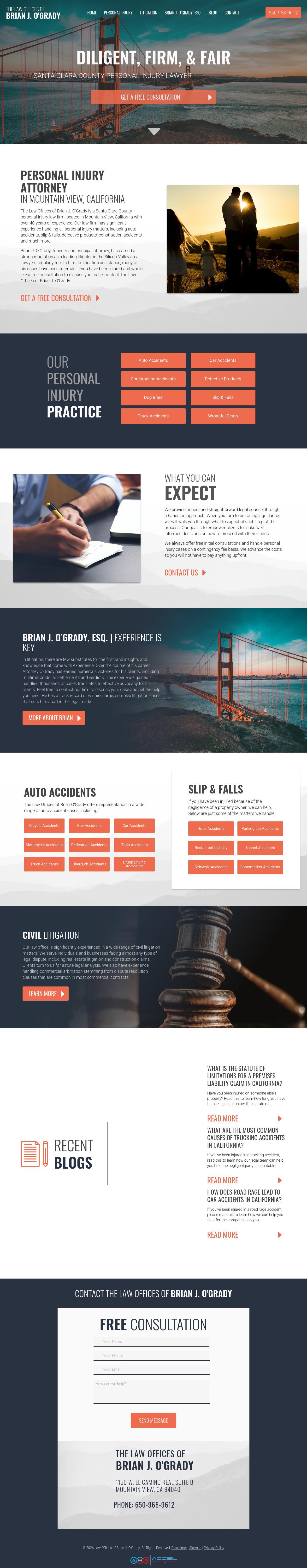 Brian J. O'Grady - Mountain View CA Lawyers