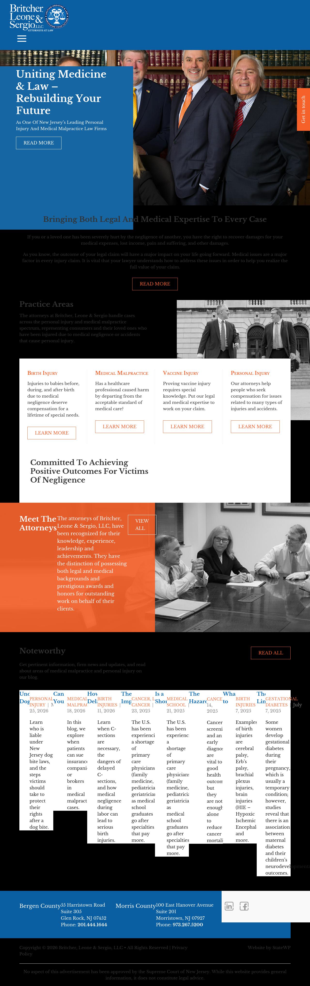 Britcher Leone & Roth LLC - Glen Rock NJ Lawyers