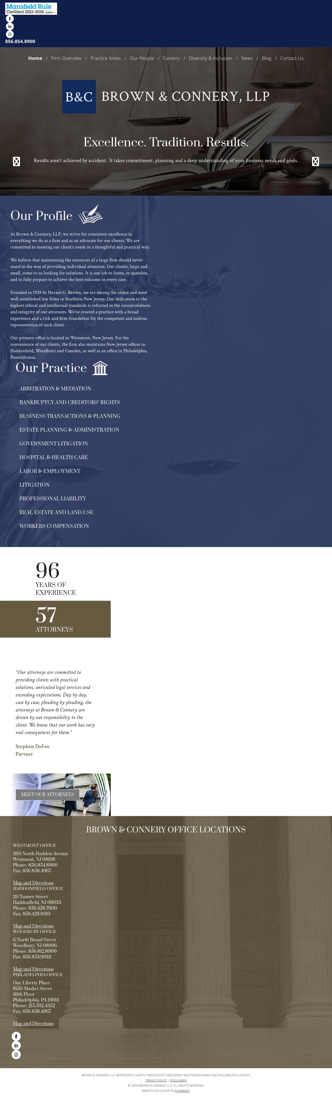 Brown & Connery, LLP - Philadelphia PA Lawyers