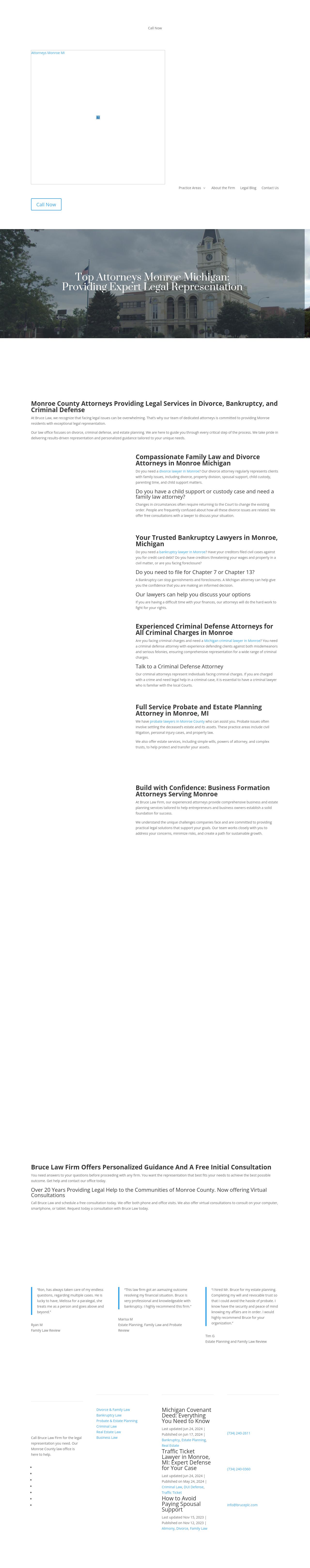 Bruce Law Firm - Monroe MI Lawyers