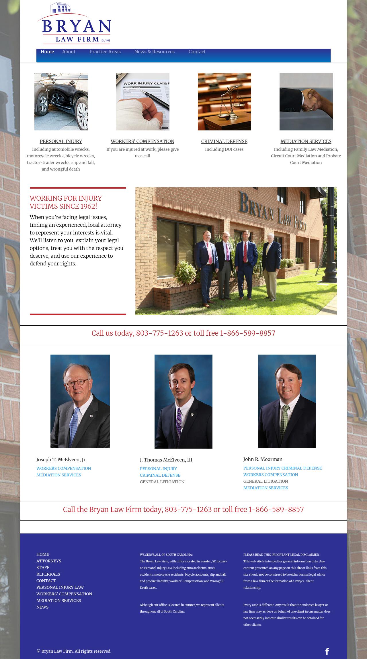 Bryan Law Firm of SC, L.L.P. - Sumter SC Lawyers