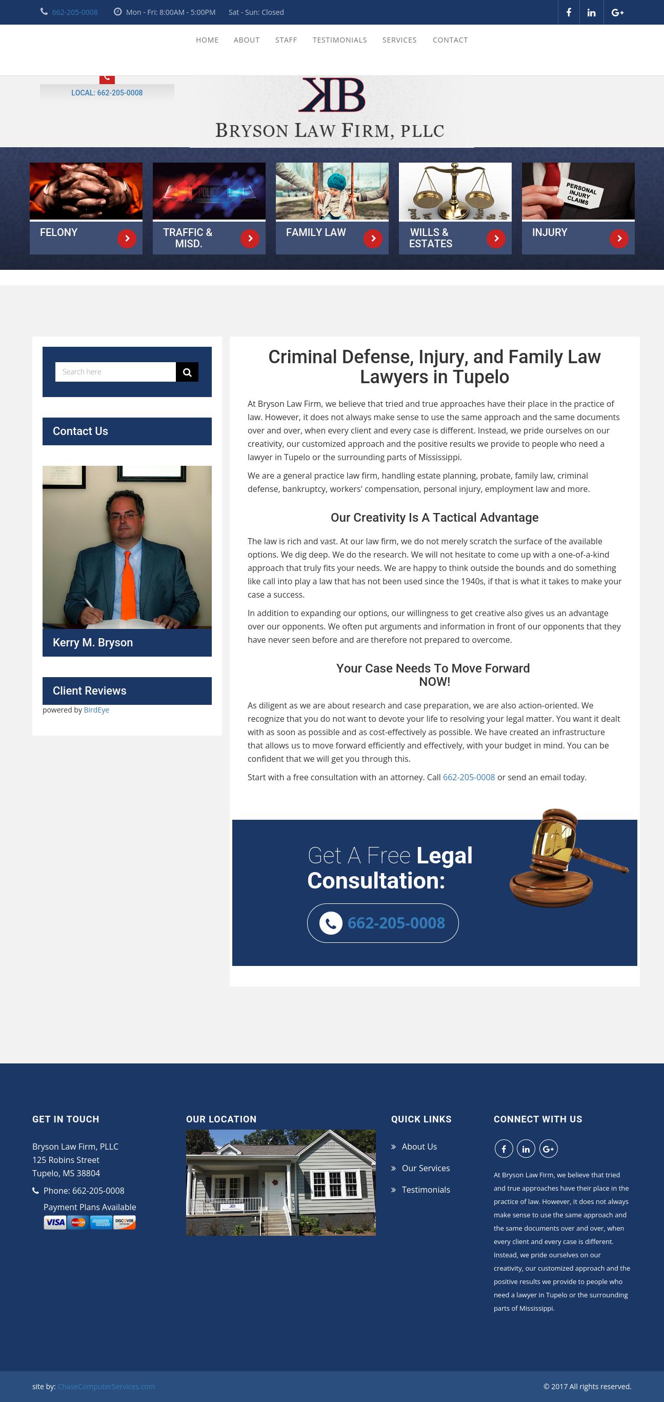 Bryson Law Firm, PLLC - Tupelo MS Lawyers