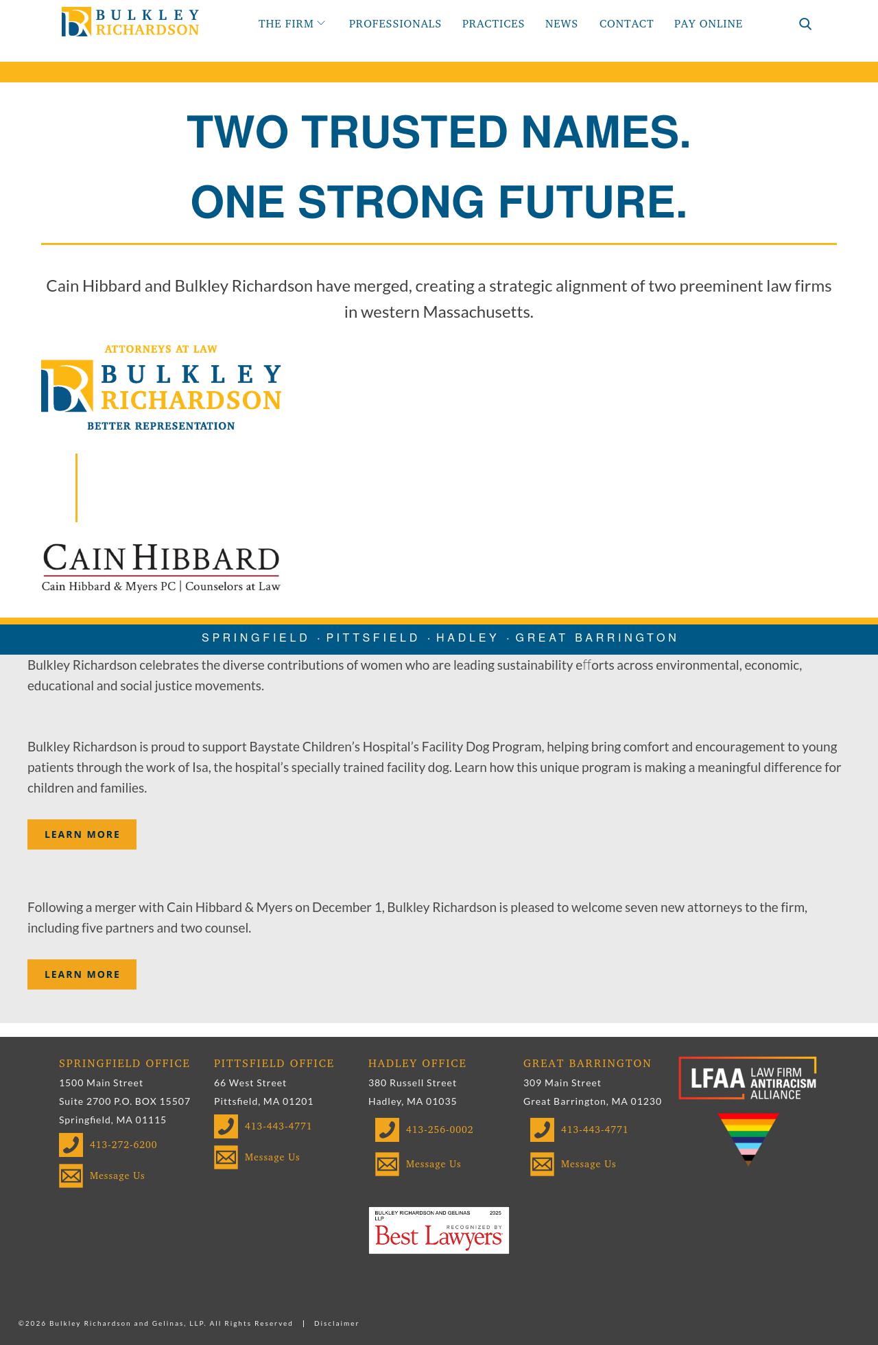 Bulkley, Richardson and Gelinas, LLP - Boston MA Lawyers