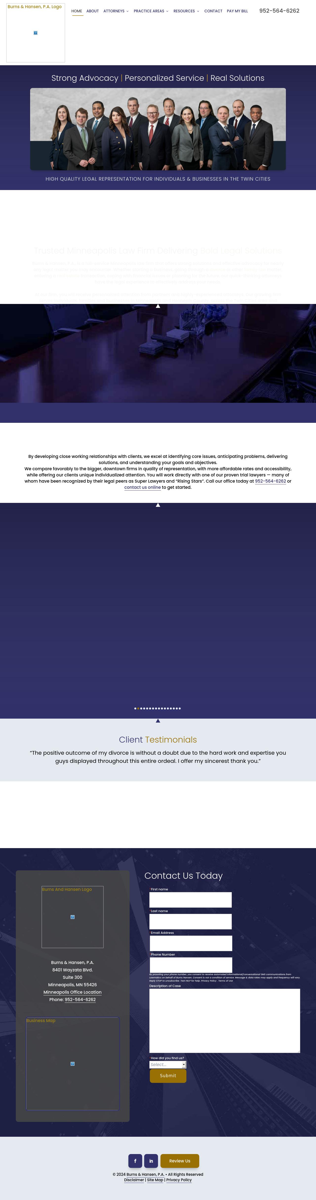 Burns & Hansen, P.A. - Minneapolis MN Lawyers