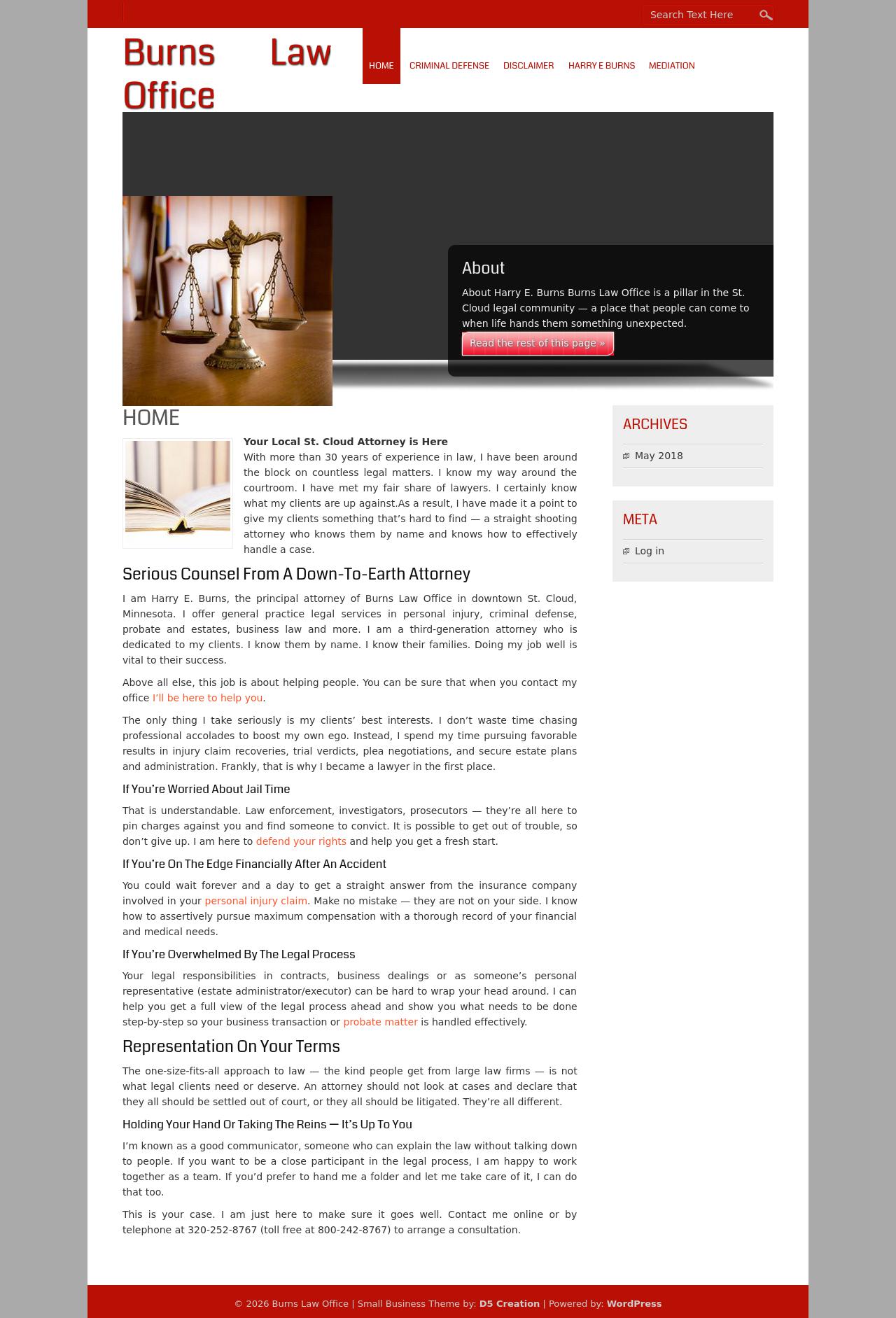 Burns Law Offices - Saint Cloud MN Lawyers