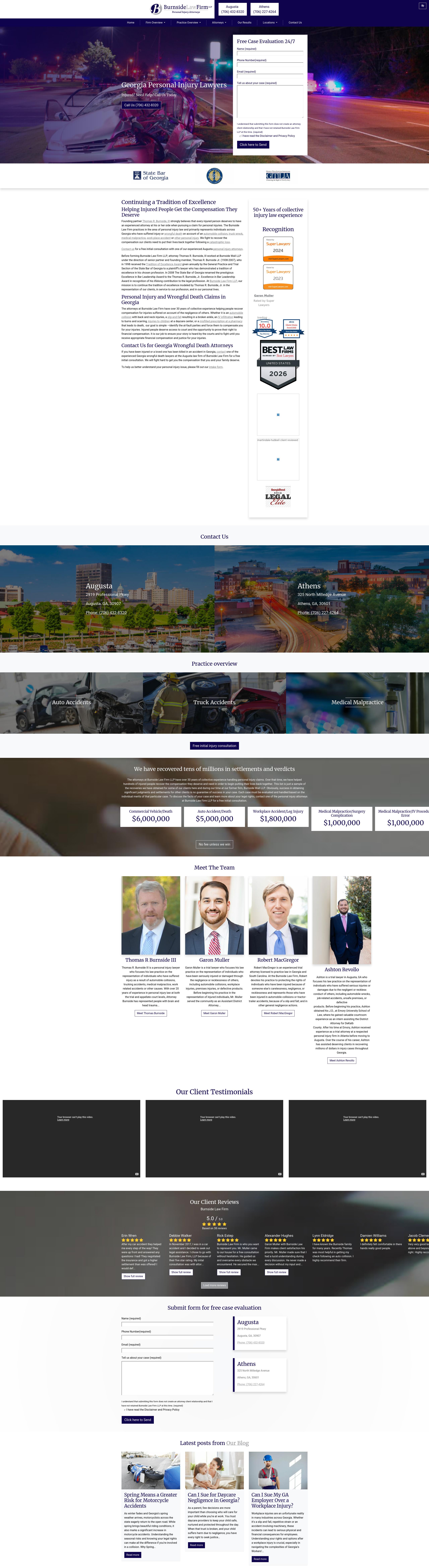 Burnside Law Firm LLP - Augusta GA Lawyers