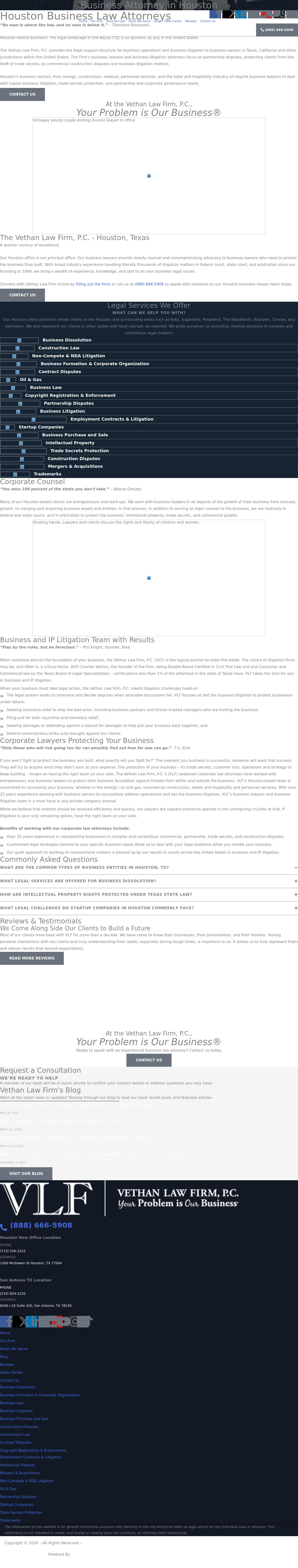 Vethan Law Firm P.C. - Houston TX Lawyers