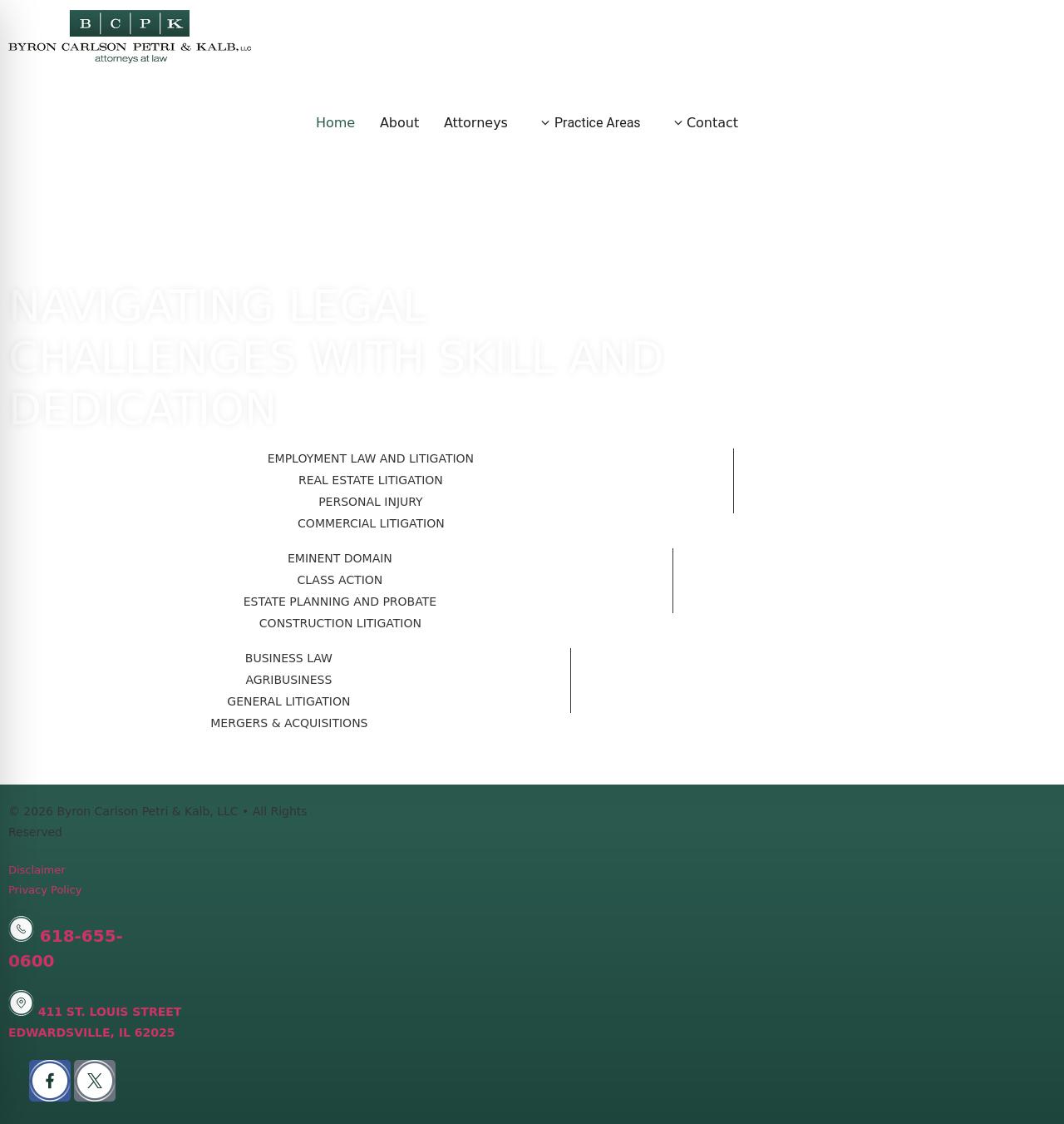 Byron Carlson Petri & Kalb, LLC - Edwardsville IL Lawyers