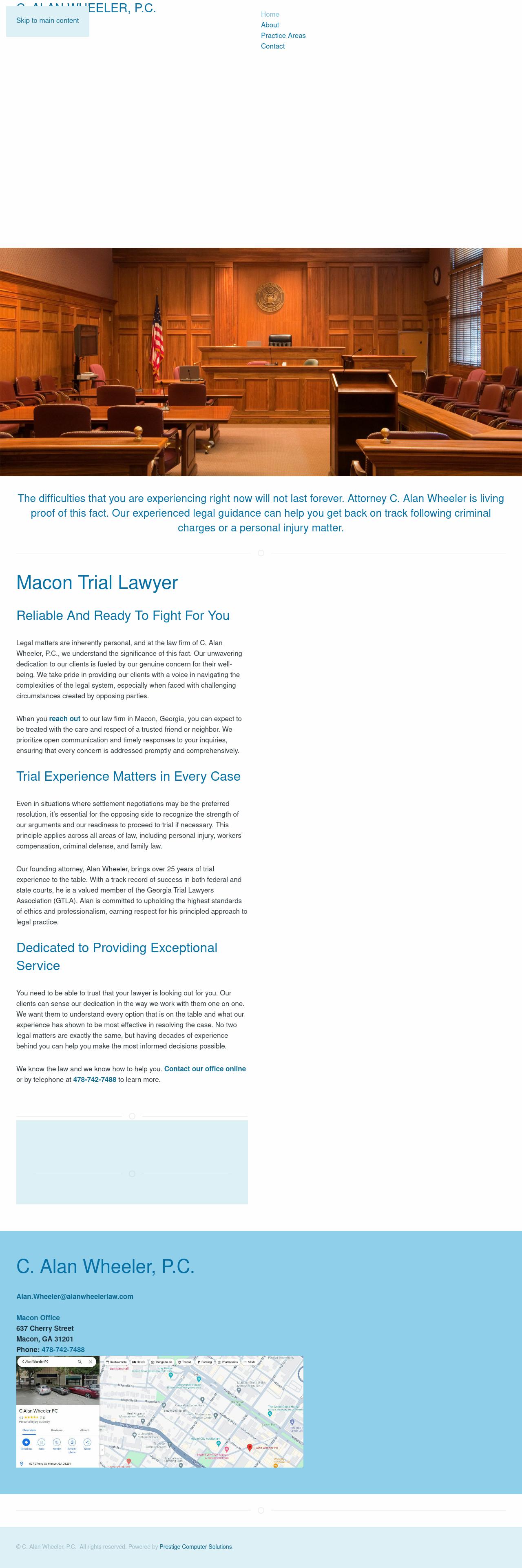 C. Alan Wheeler, P.C. - Macon GA Lawyers