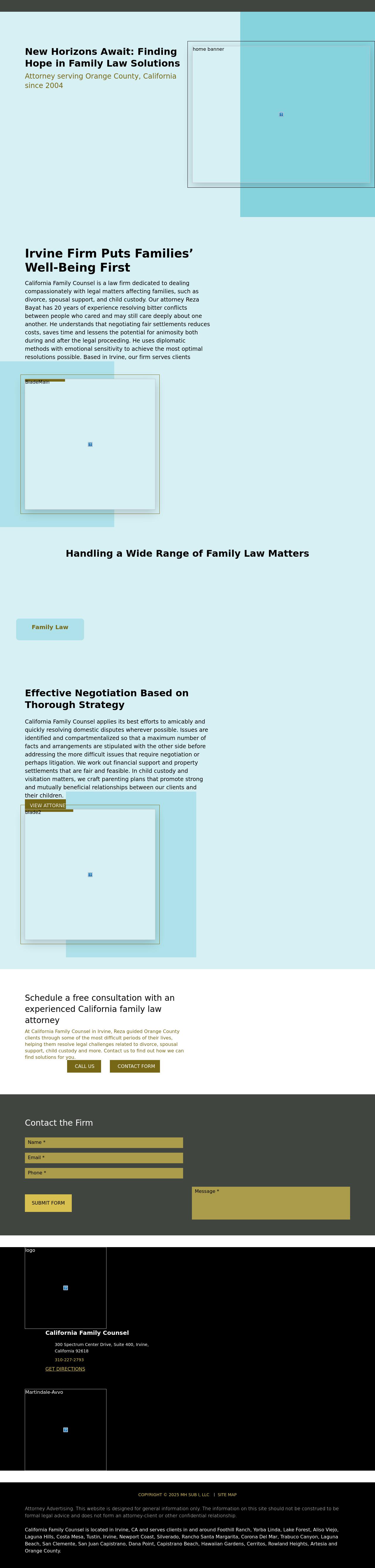 California Family Counsel - Newport Beach CA Lawyers