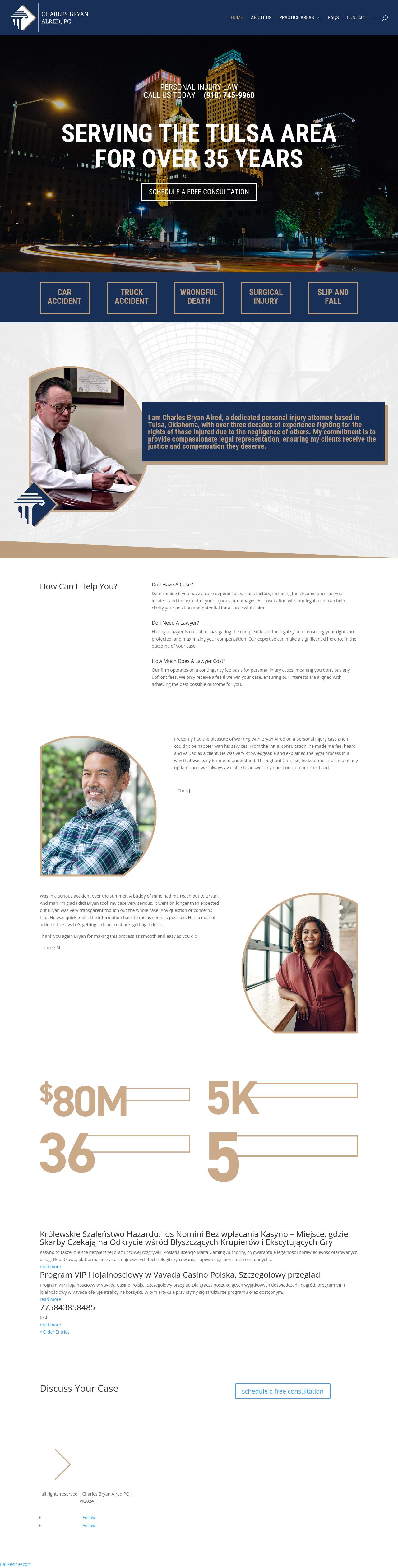 Charles Bryan Alred, PC - Tulsa OK Lawyers