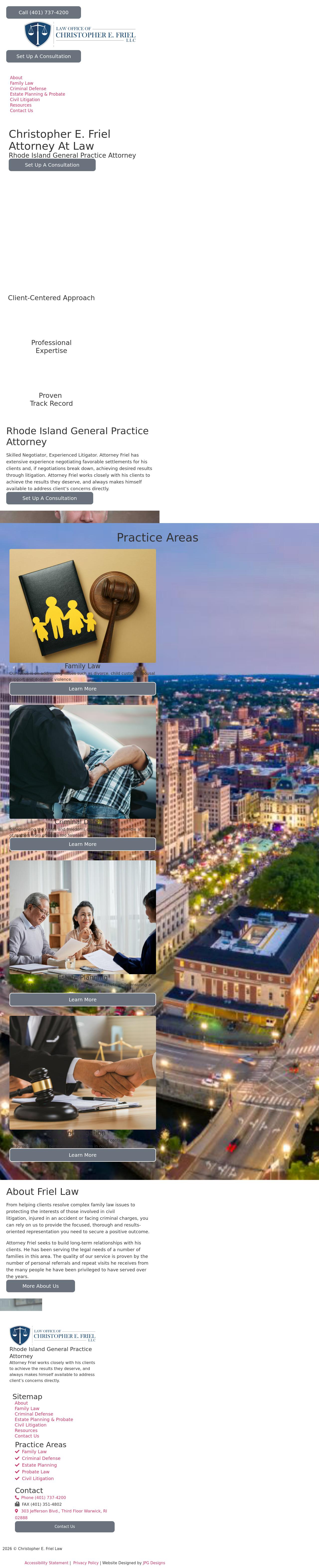 Christopher E. Friel, Esq. - Warwick RI Lawyers