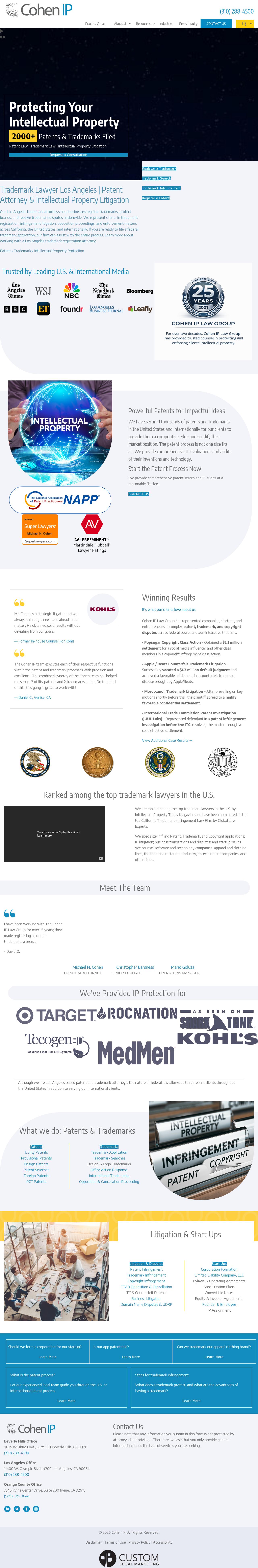 Cohen IP Law Group, P.C. - Beverly Hills CA Lawyers