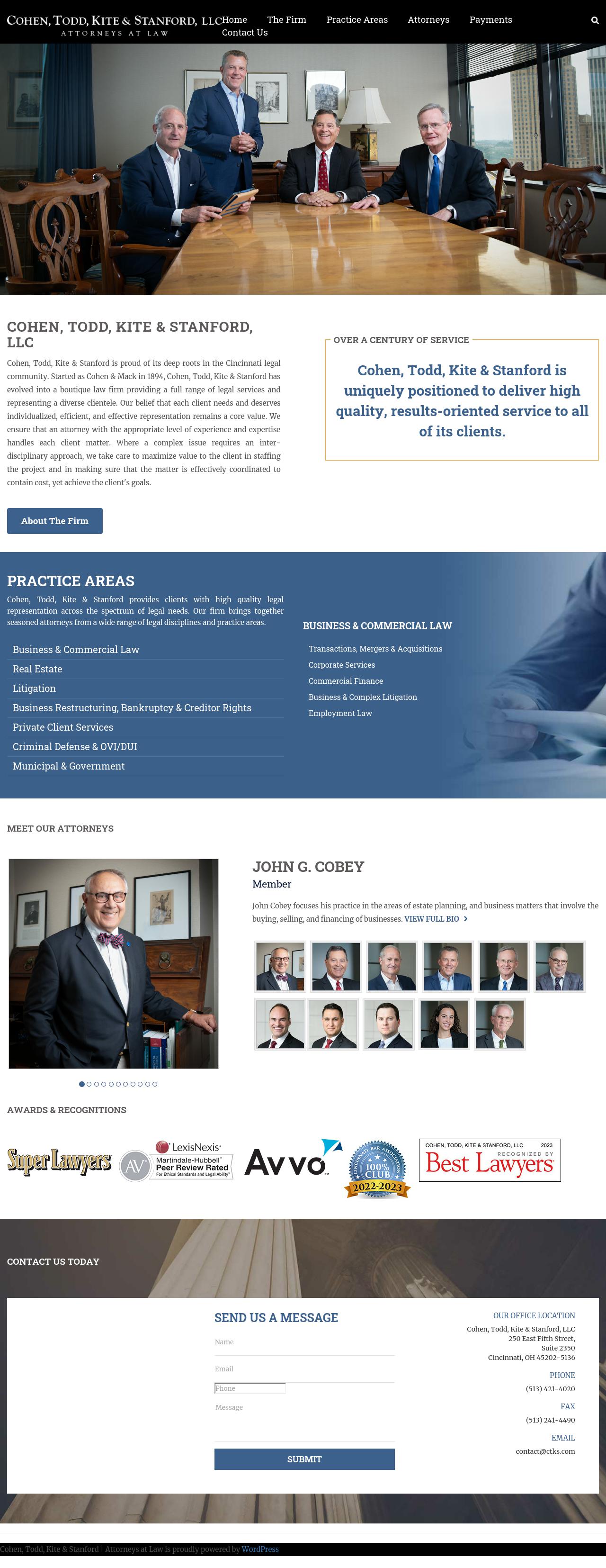 Cohen, Todd, Kite & Stanford, LLC - Cincinnati OH Lawyers