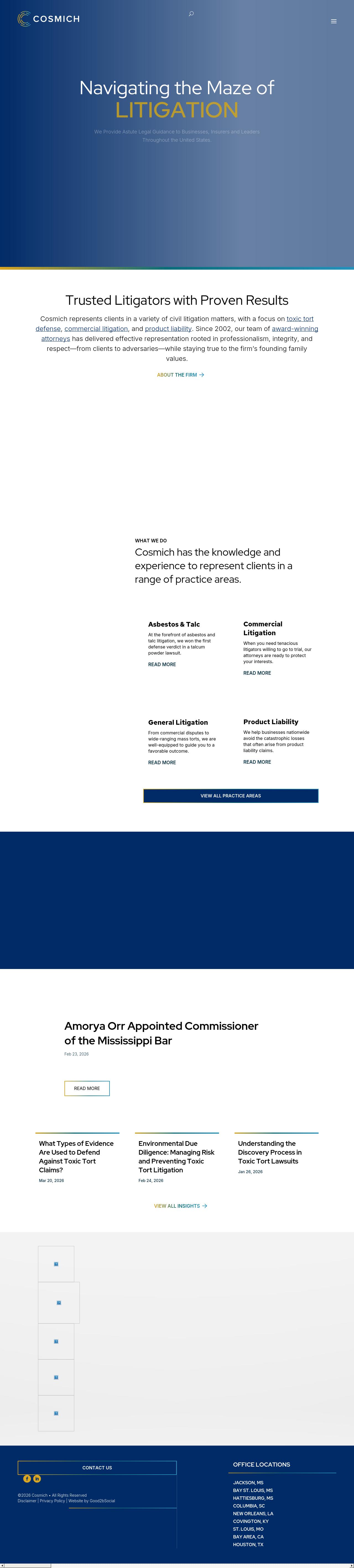 Cosmich Simmons & Brown, PLLC - Hattiesburg MS Lawyers