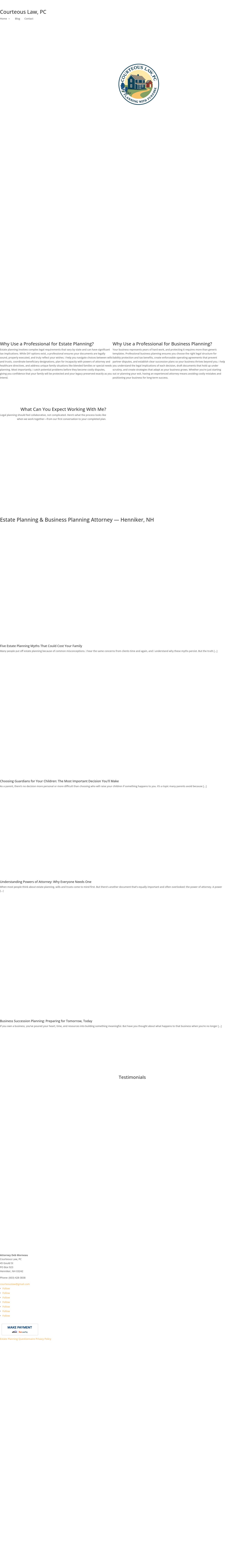 Courteous Law - Henniker NH Lawyers