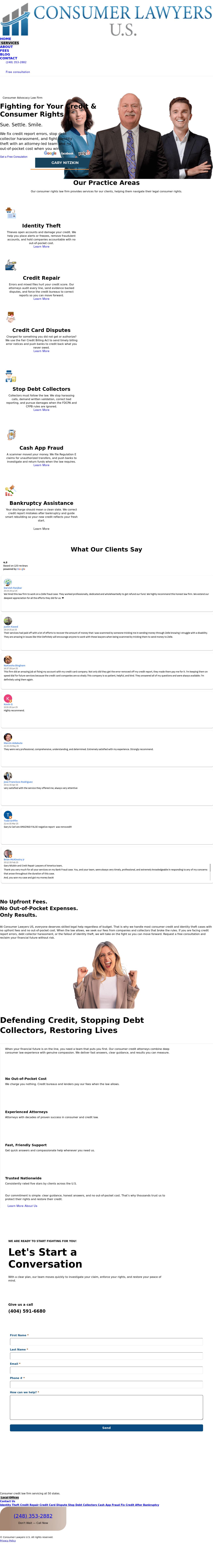 Credit Repair Lawyers of America - Atlanta GA Lawyers