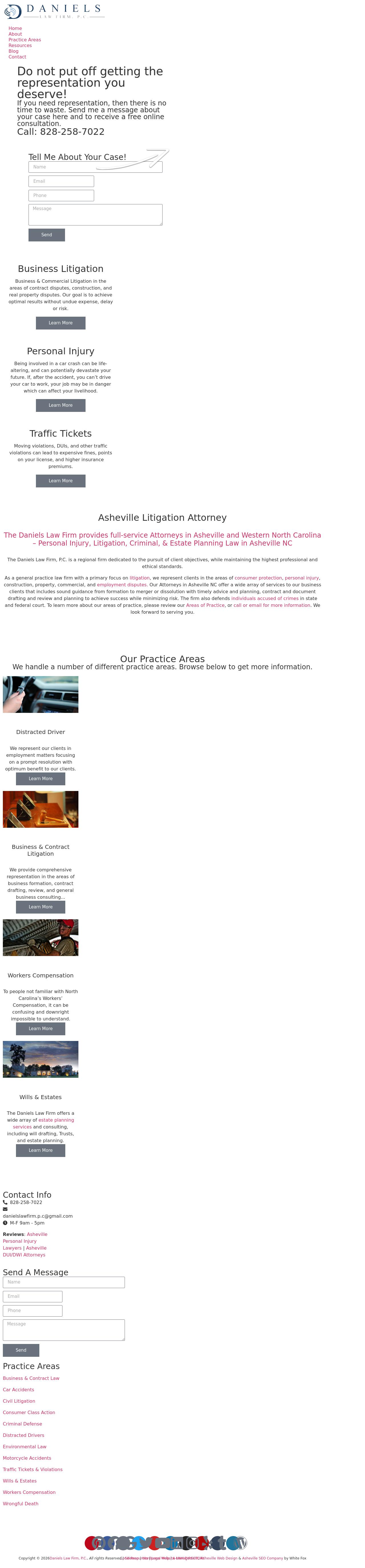 Daniels Law Firm - Asheville NC Lawyers