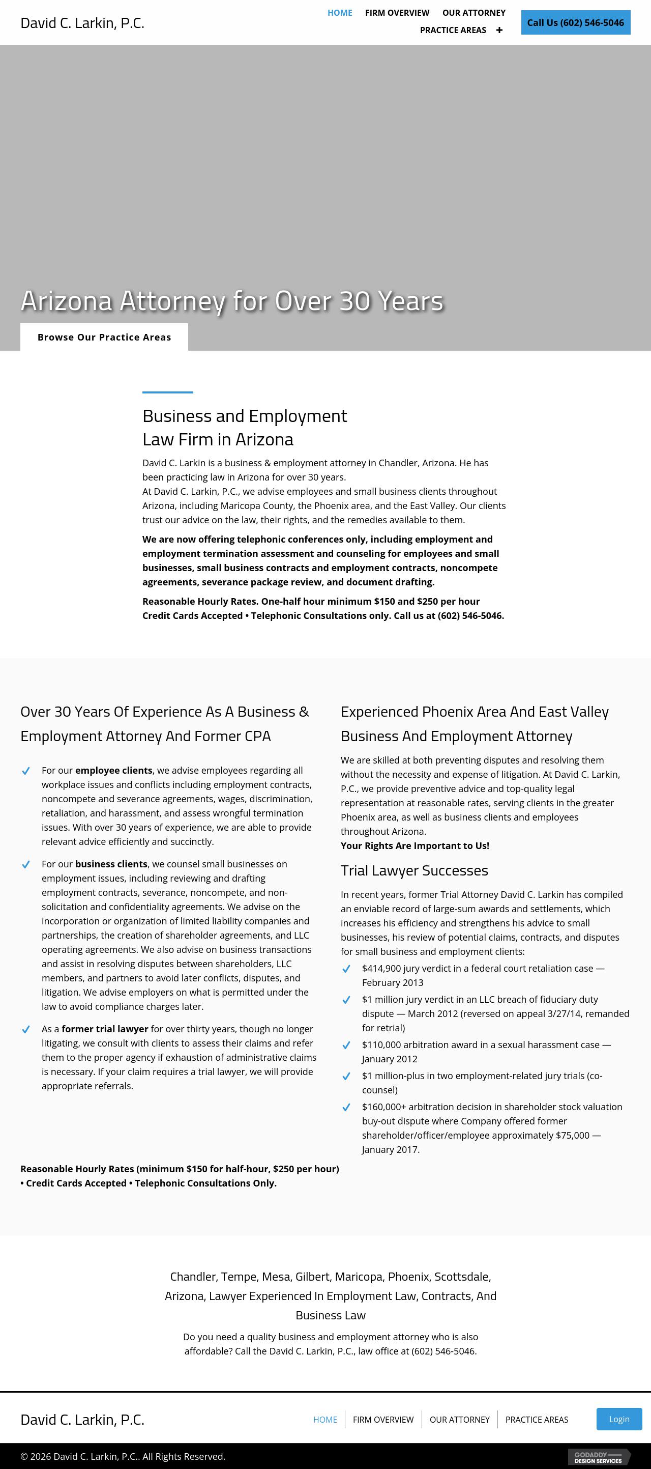 David C. Larkin, P.C. - Tempe AZ Lawyers