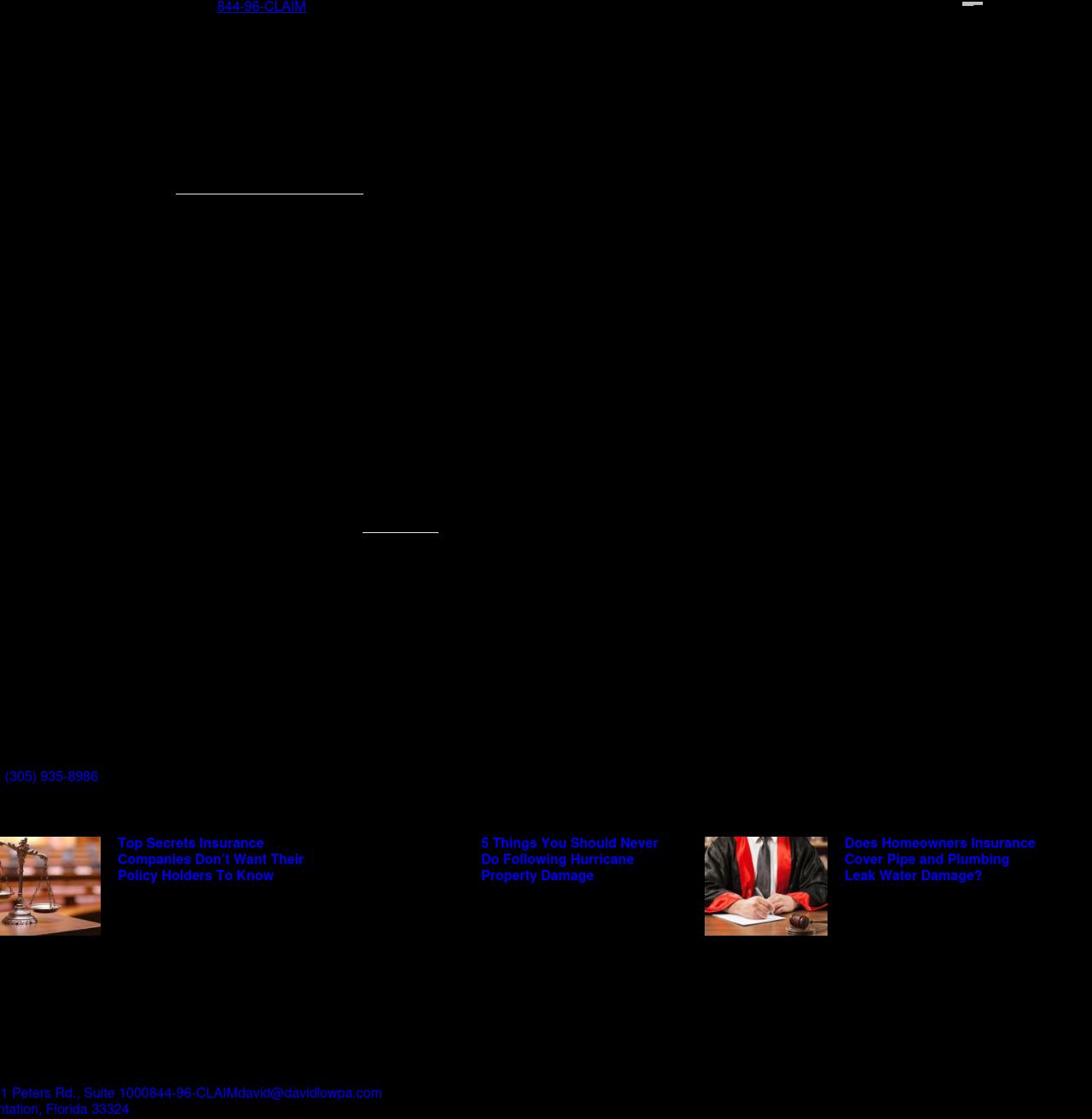 David Low & Associates, P.A. - Miami FL Lawyers